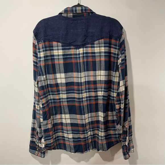 Men’s Guess Plaid Shirt Longe Sleeve Size XL - Picture 4 of 5